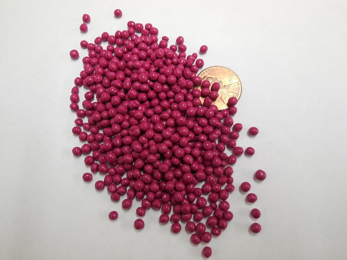 Magenta PE or PP Concentrate Plastic Pellets Resin Material Colorant 5 Lbs.
