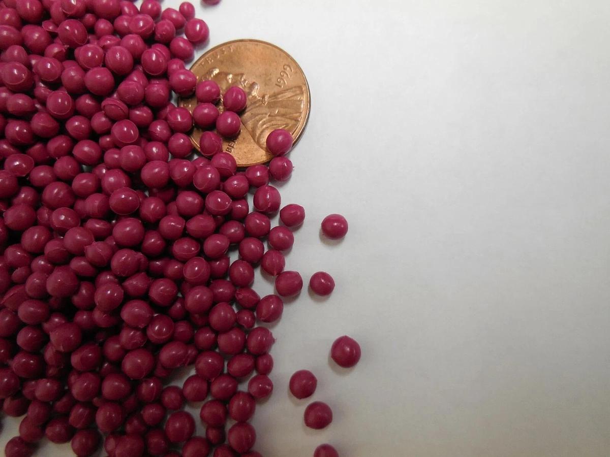 Magenta PE or PP Concentrate Plastic Pellets Resin Material Colorant 5 Lbs.