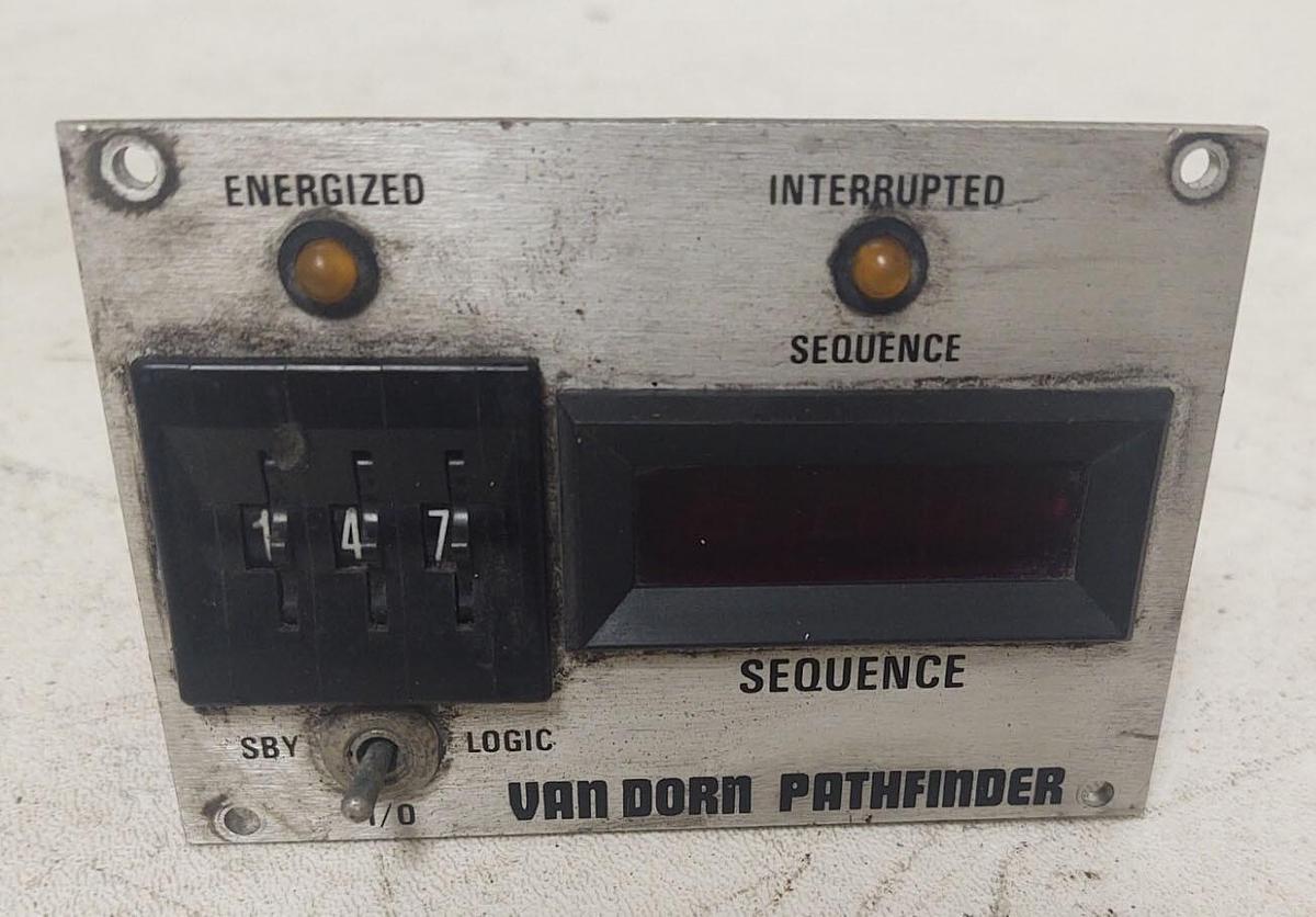 Used 🔥 VAN DORN PATHFINDER SEQUENCE LOGIC DISPLAY MODULE