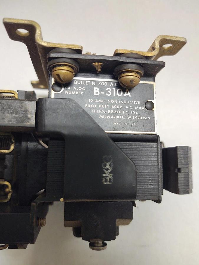 Used 🔥 Allen-Bradley 0A83P Operating Magnetic Coil 220-240V B-310A (3 NO 1 NC)
