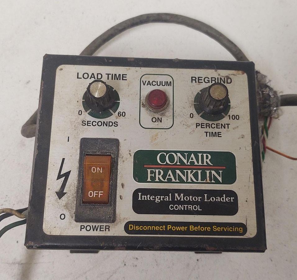 Used 🔥 Conair Franklin Integral Motor Loader Control Vacuum Regrind Mixer 10747501