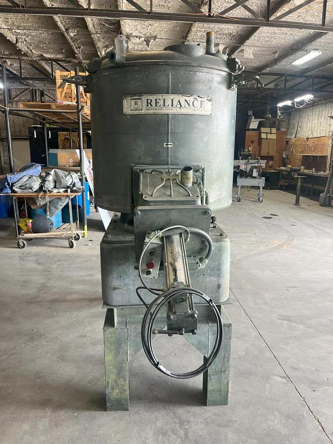 Used Reliance High Intensity Blender Rebuilt FM500 500 Liter Capacity 125 HP