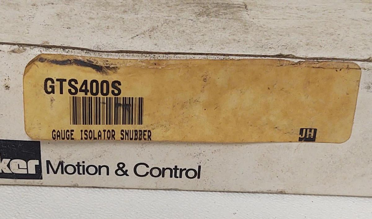 🔥NEW PARKER GTS400S GAUGE ISOLATOR SNUBBER