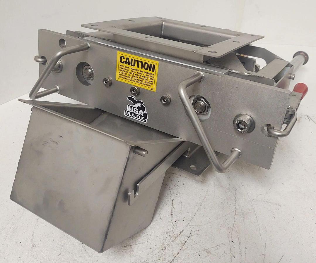 Industrial Magnet Hopper 6"x6" EZ Clean IMH0606RIEZE427 Grate Separator