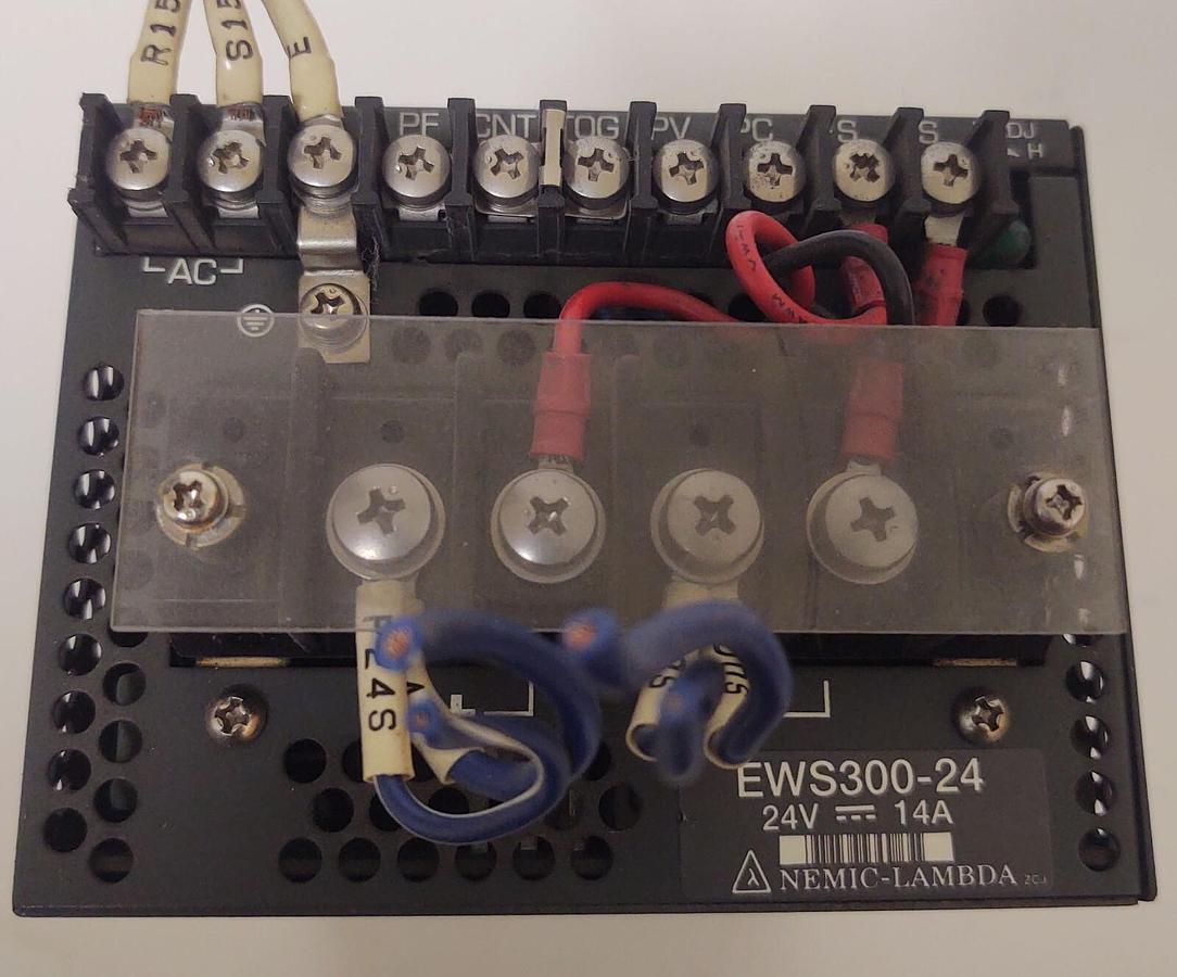 Used ESW300-24 24V 14A POWER SUPPLY MOLDING MACHINE INPUT 120AC or 240AC TESTED