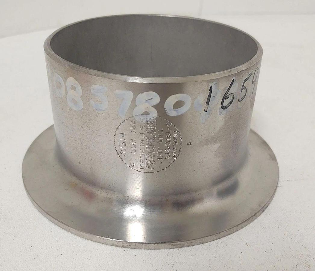 🔥FLOW LINE 39314 4" SCH 10S 316/316L .120 Stainless Steel Butt Weld Stub End