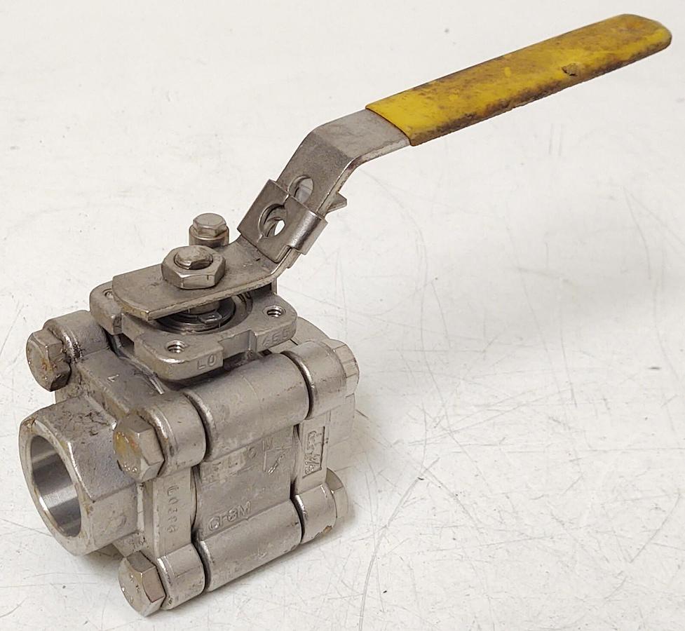 🔥 NEW OLD STOCK 3/4" FP SS Stainless Steel Socket Weld Ball Valve #2200 PSI WOG