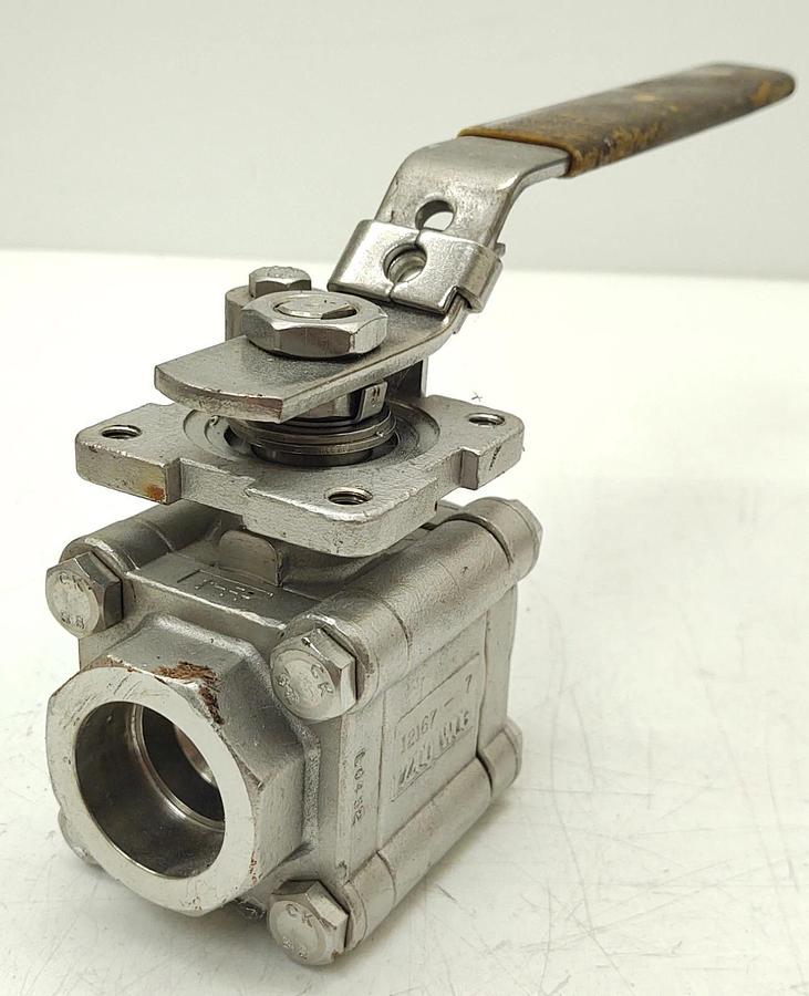 🔥 Flow-Tek STAINLESS BALL VALVE 1" FP WELD SOCKET CF8M 2200 CWP