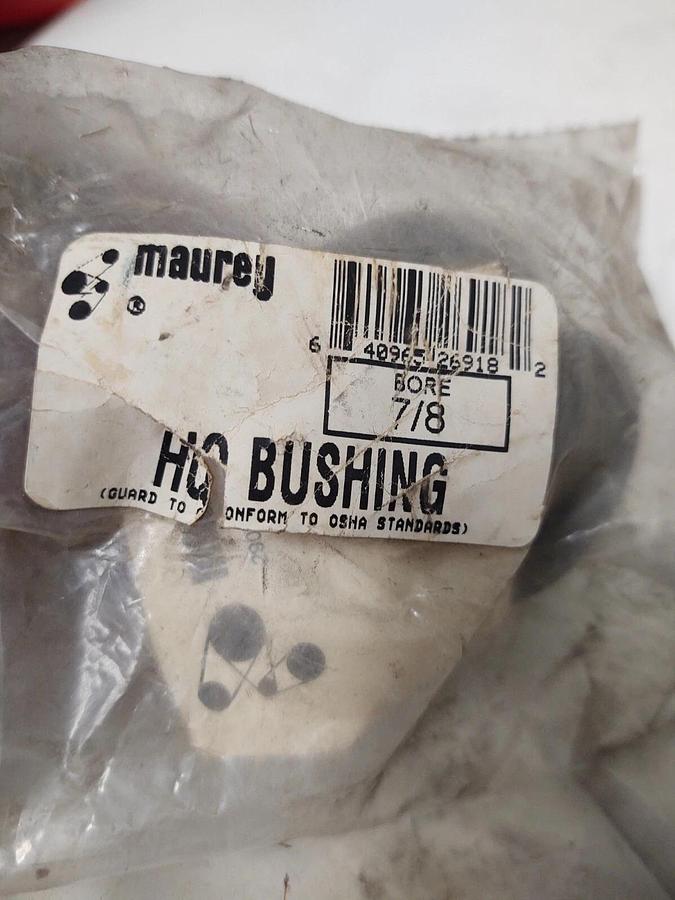 🔥 (2 NEW) Maurey HQ Ful-Grip Cast Iron Bushing 7/8 Inch Bore