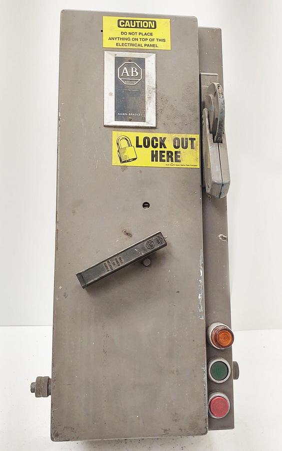 Used 🔥 Allen Bradley 712-BJB242 Size 1 Motor Starter Disconnect 120V Coil 10 Hp
