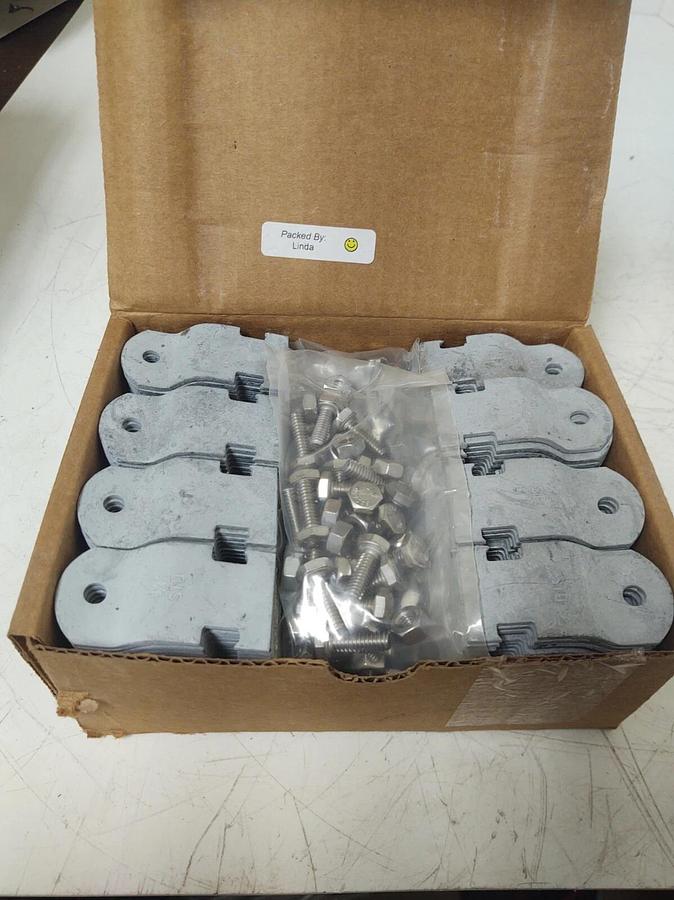 🔥(100 Pairs) Strut Pipe/Conduit Clamp,  HDG RGD 3/4 Hot Dip Galvanized Clamp