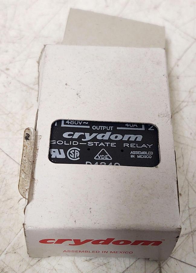 🔥NEW CRYDOM D4840 SOLID STATE RELAY 480VAC 40A 4-32VDC