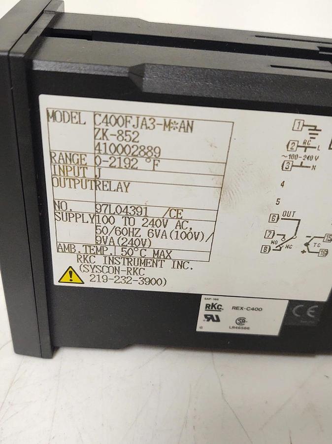 🔥RKC C400FJA3MABN/ C400FJA3MAN TEMPERATURE METER (NEW IN BOX)