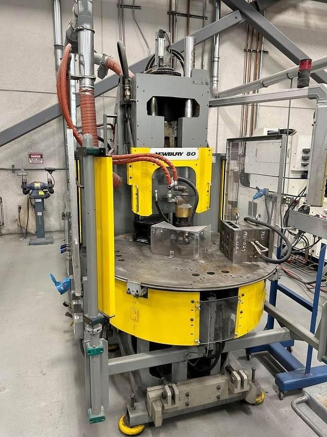Used Van Dorn DEMAG 80 ton Vertical Rotary Table Injection Molding Machine
