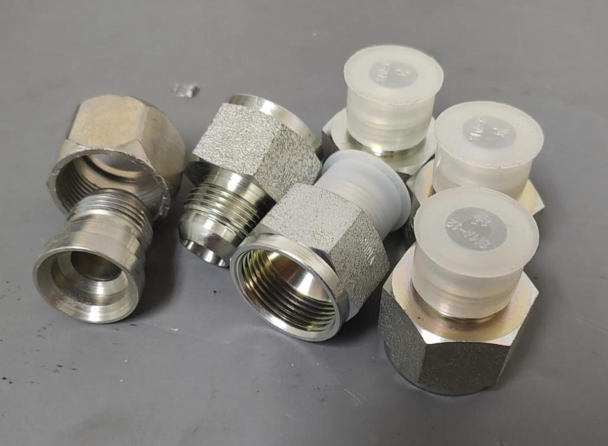 🔥 QTY 6 - 1" JIC Female Swivel & Solid to 3/4 JIC Male Reducing Adapter
