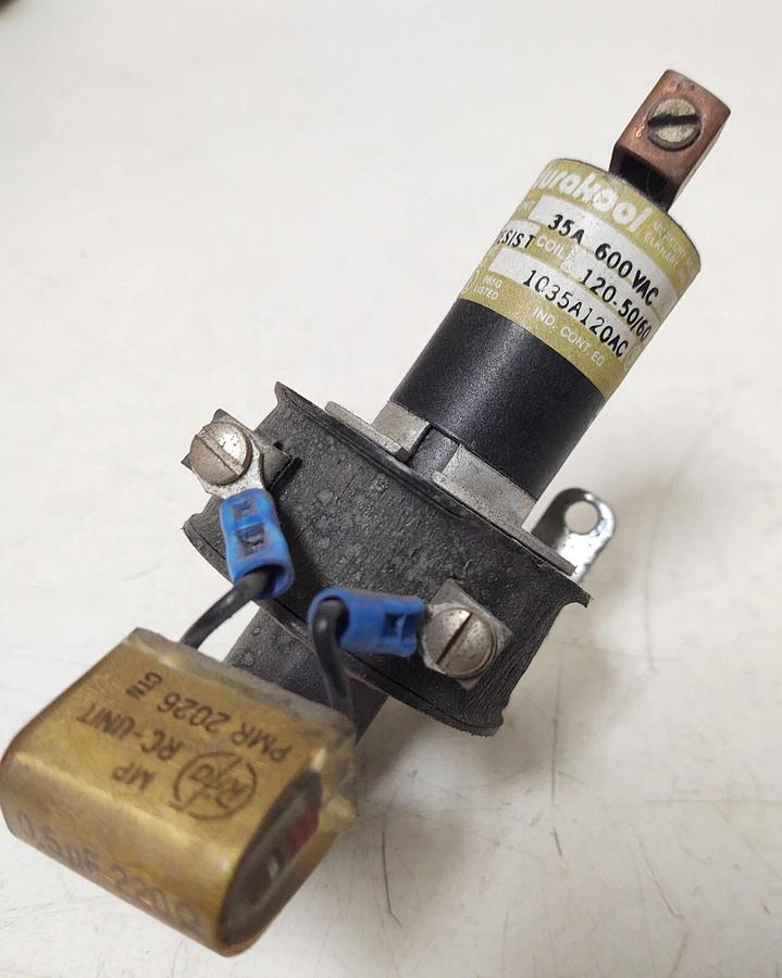 Used 🔥 DURAKOOL 1035A120AC DISPLACEMENT RELAY 600VAC NEW 120VAC COIL 35A