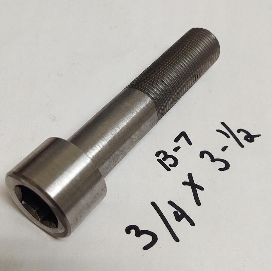 (6) 3/4"-16 x 3-1/2"  SHCS Socket Head B7 Alloy Steel High Temperature & Tensile