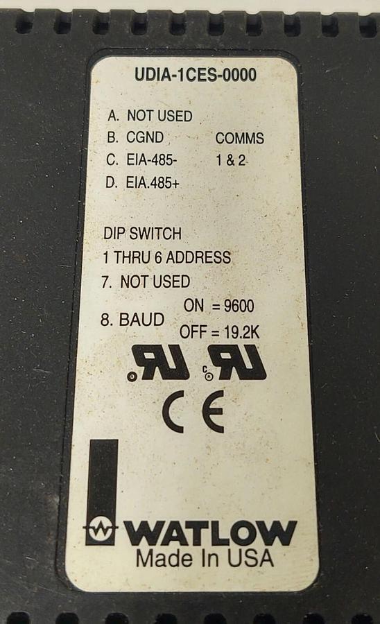 Used 🔥WATLOW UD1A-1CES-0000 TEMPERATURE CONTROLLER