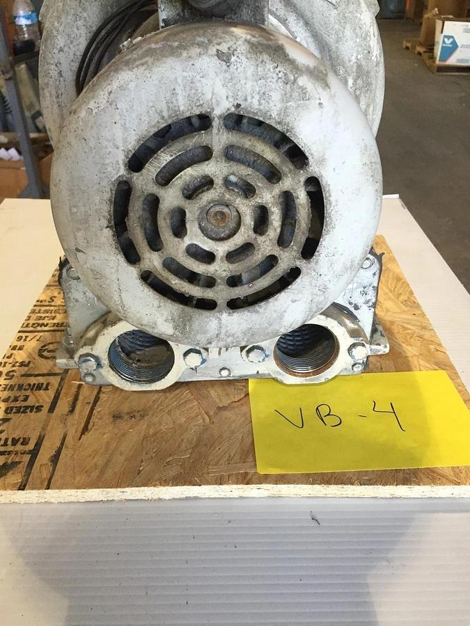 Used EG&G Rotron Vortex blower 1.5 HP Regenerative 460 V 1 1/2 NPT