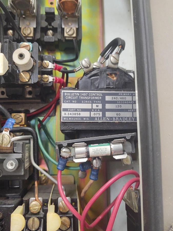 Used 🔥 Allen Bradley 712-BJB242 Size 1 Motor Starter Disconnect 120V Coil 10 Hp