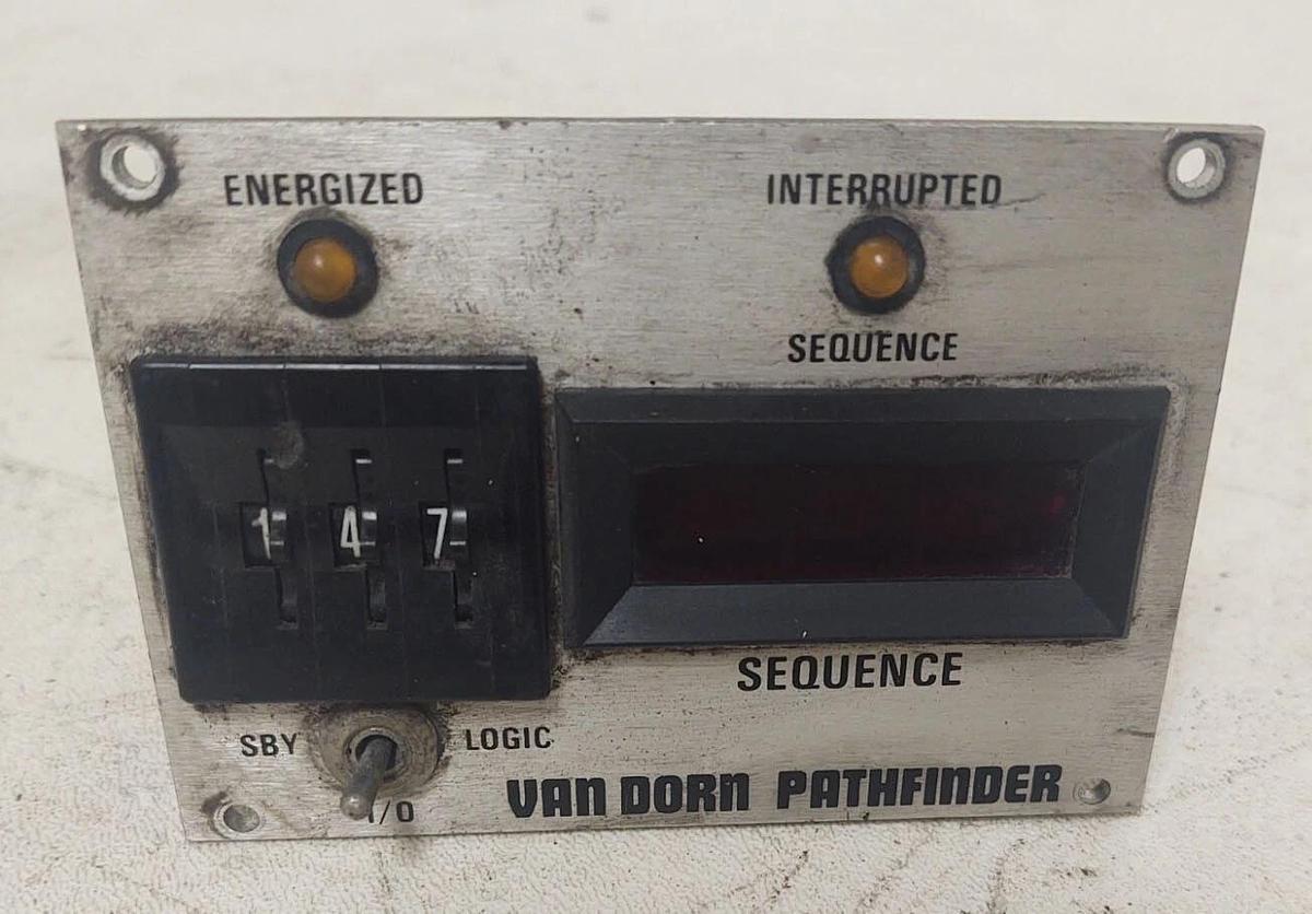 Used 🔥 VAN DORN PATHFINDER SEQUENCE LOGIC DISPLAY MODULE