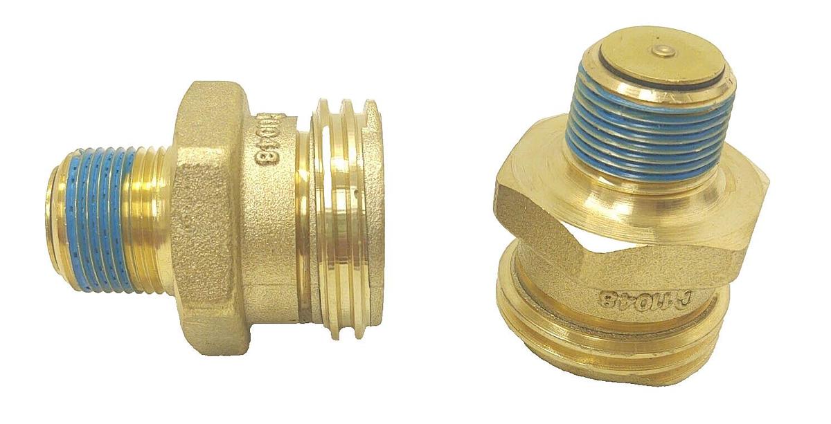 🔥 (LOT 2) NOS Double Check Fill Valve Propane Tank 2425 G11048, 1/2" NPT 1-3/4"