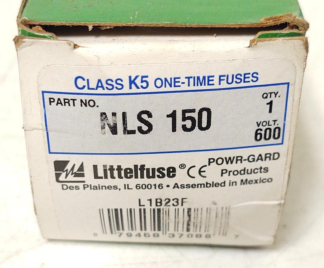 🔥 (3 LOT) Littlefuse®  POWR-GARD®  Fast Acting 150V One-Time Fuse NLS150