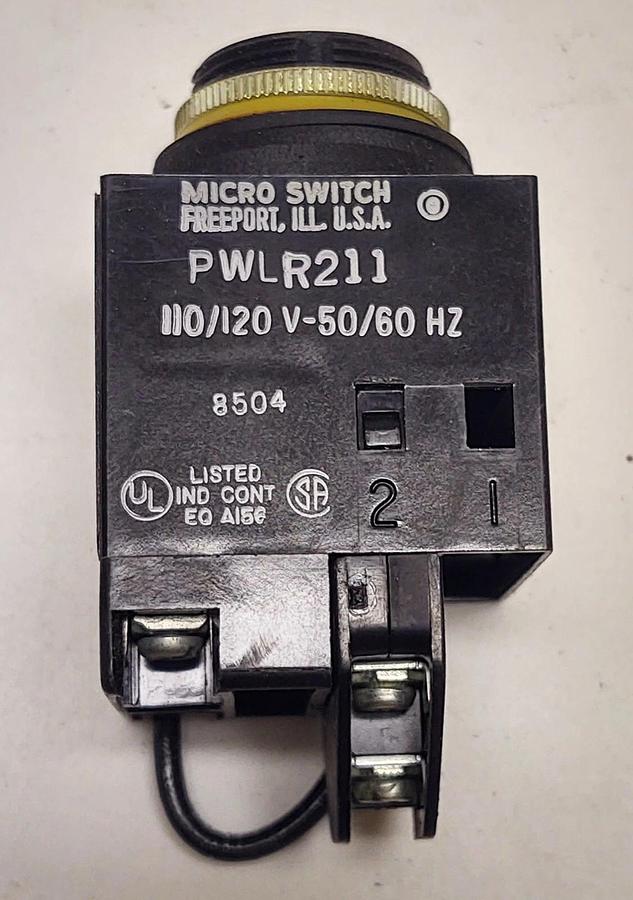 NEW HONEYWELL MICROSWITCH PWLR211 PILOT INDICATING LIGHT without LENS 110/120 V