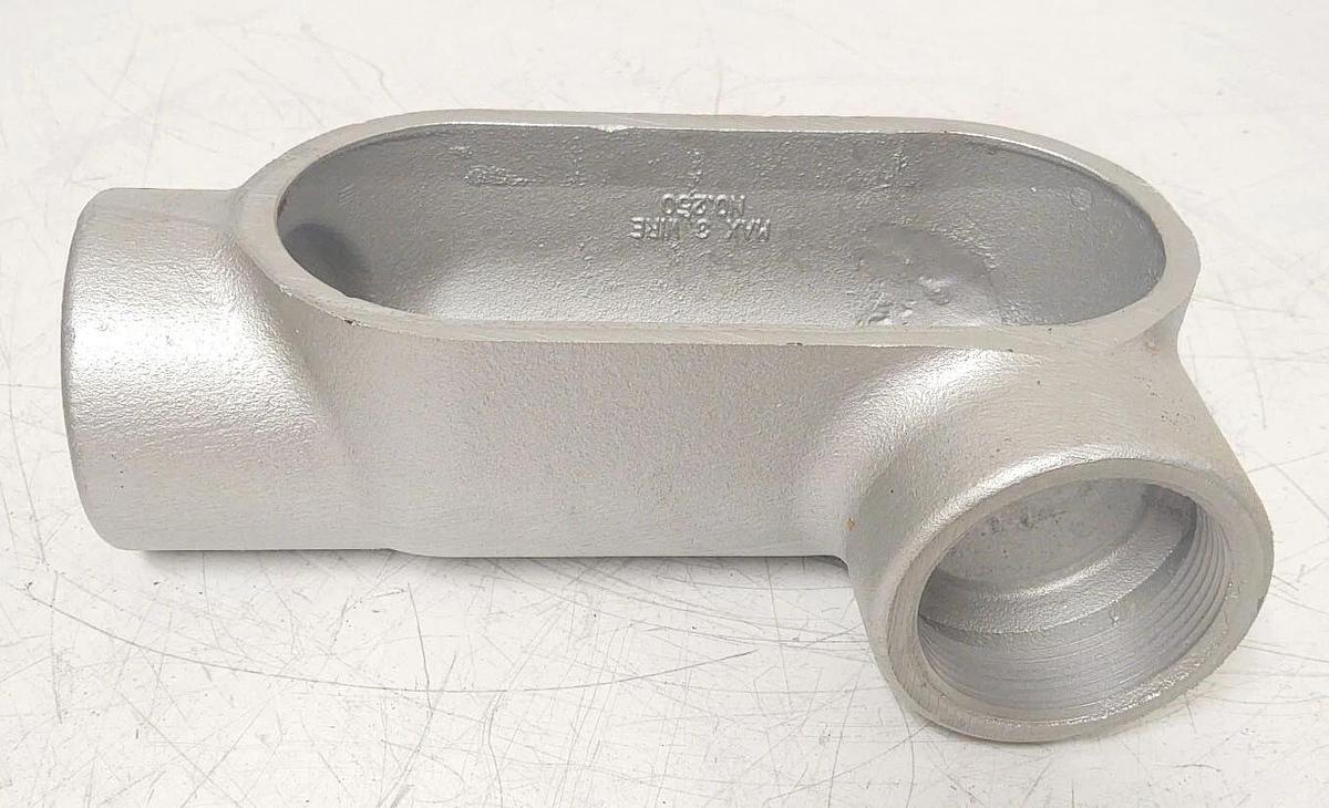 🔥 NEW OLD STOCK CROUSE HINDS  2-1/2" LL777 90° FORM 7 IRON CONDUIT LL