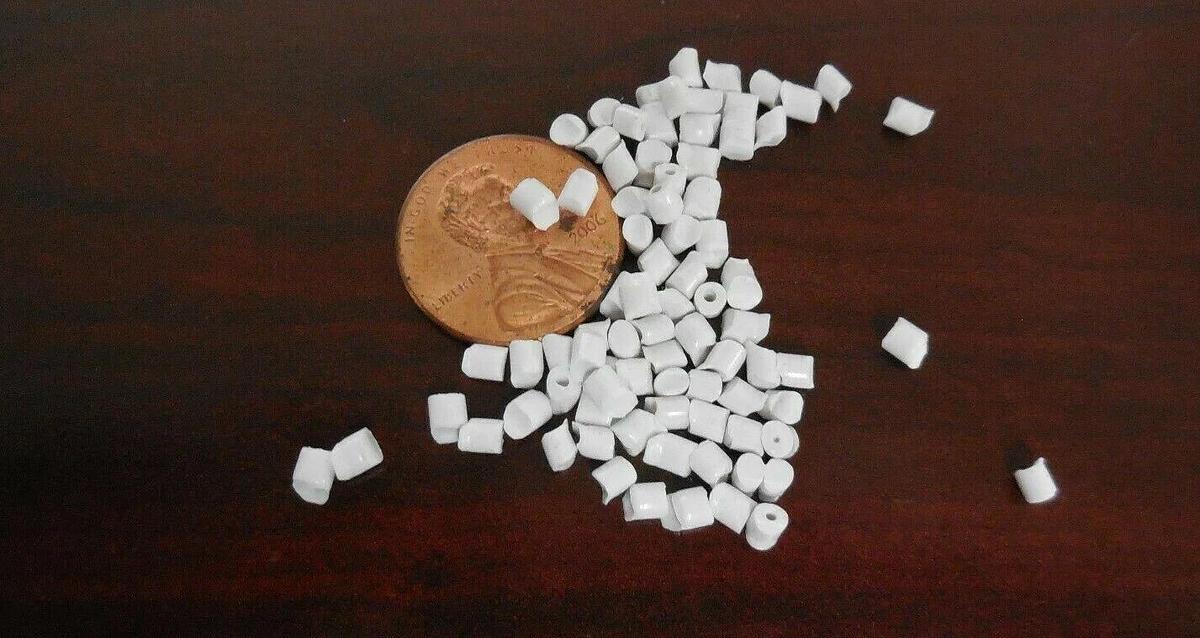 PP Plastic Pellets Polypropylene Resin Material Injection Molding White 10 Lbs