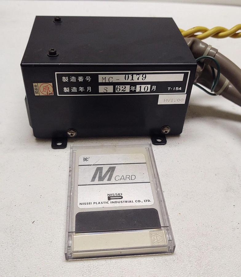 Used NISSEI INJECTION MCARD  MEMORY  BEE CARD READER PROGRAMMING MODULE NC-8000F2