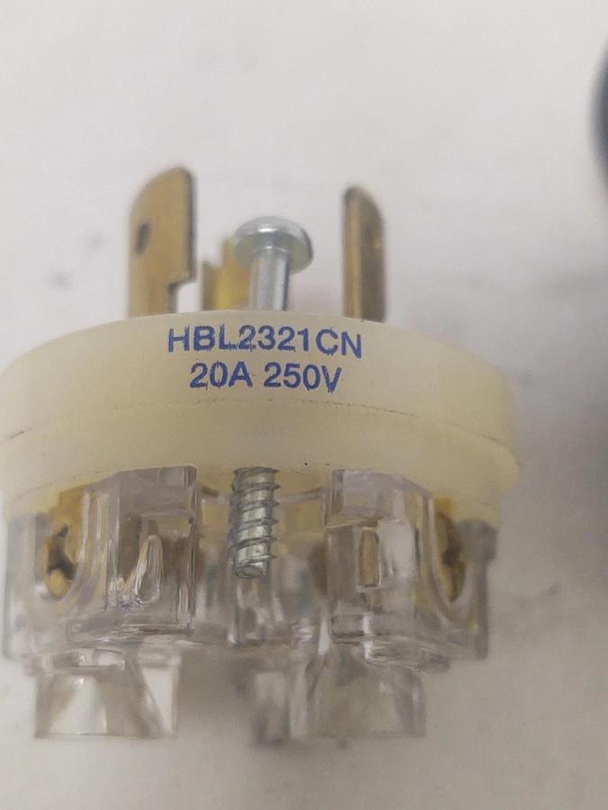 🔥 HBL2321 Hubbell 2321 Twist-Lock Devices 20A, 250V AC, 2 Pole