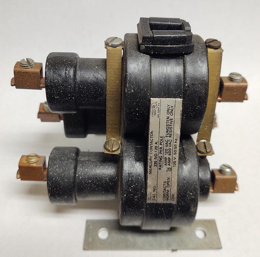 Used 🔥 DURAKOOL MDI 335NO-120A MERCURY CONTACTOR 120 VAC COIL 35 AMP 600VAC