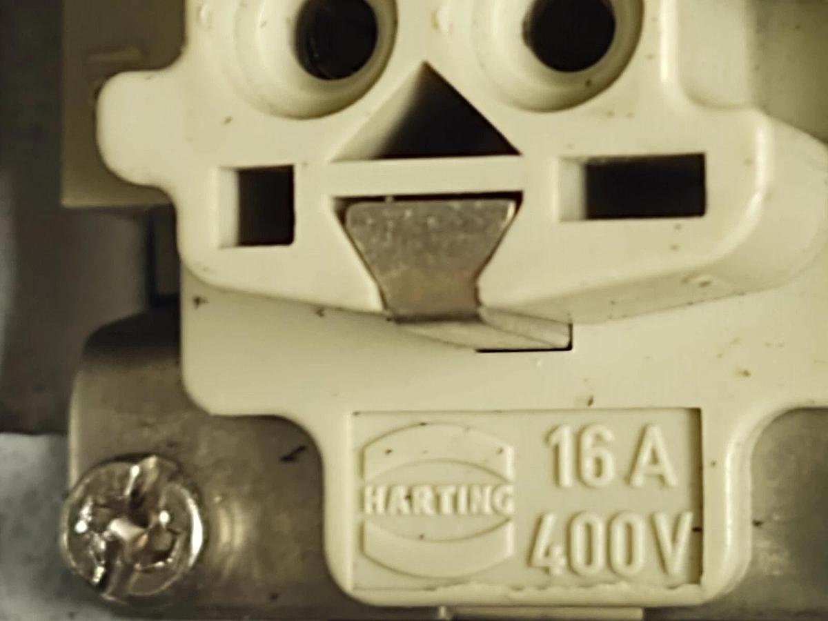 Used HARTING Han Bulkhead E16F HS12 Han-E16M Plugs Sealed Electrical Enclosure