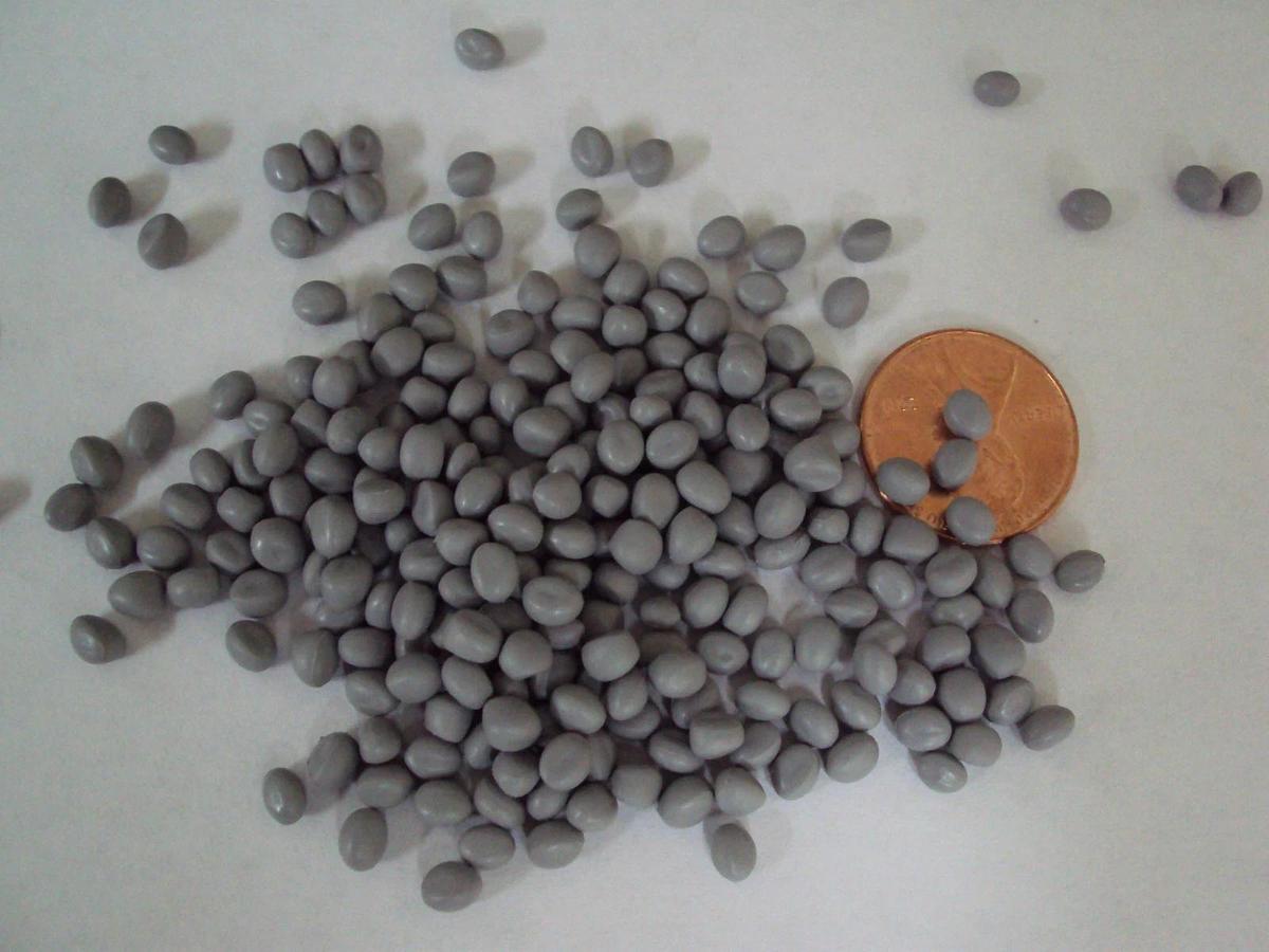 TPO CF 10% Calcium Virgin Plastic Pellets 50 Lbs Grey Resin Material Gray