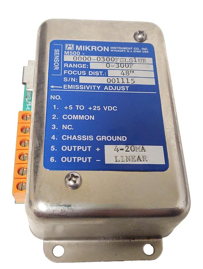 Used 🔥Mikron Instrument Company Module M500-0000-0300FGLS1UB Linear 4-20mA