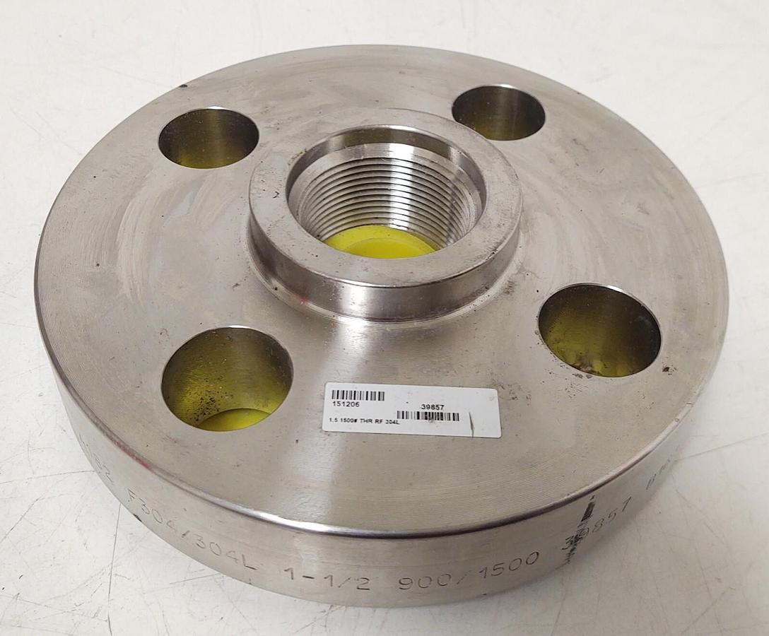 🔥 NOS KERKAU FLANGE 1.5" THREADED 900 1500 B16.5 304L 39857