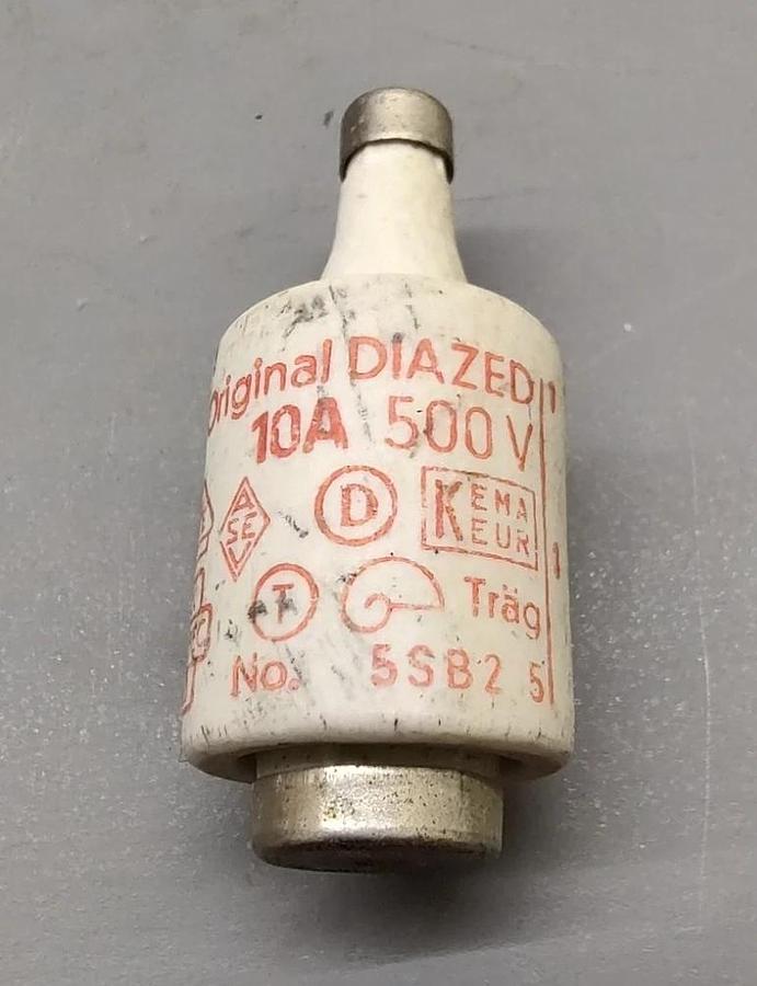 🔥Original Diazed 5SB21 Ceramic Bottle Fuse 10A 500V 5SB2-5