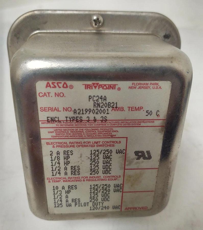 🔥NEW ASCO PC24A RN20B21 Pressure Switch