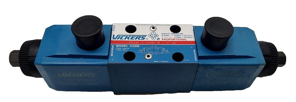🔥New Eaton Vickers KDG4V 3 2C28S M U H7 60 Solenoid Directional Valve