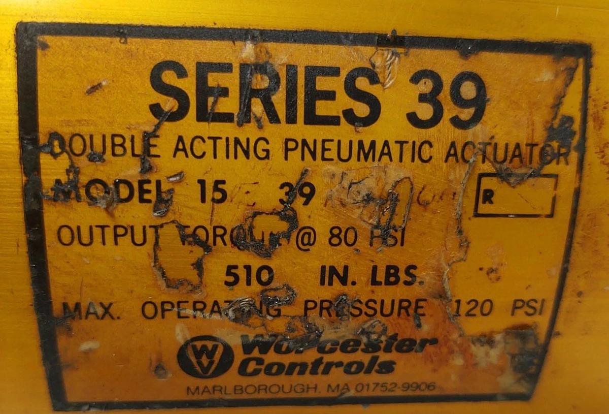 Used 🔥Rebuilt Old Stock - Worcester Controls Pneumatic Actuator 15-39