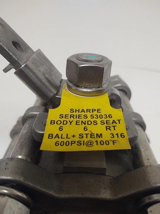 Used 🔥SHARPE 3" STAINLESS 3-PIECE BALL VALVE CF8M WELD SOCKET 600 WOG