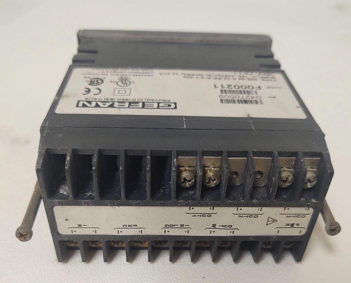 Used 🔥40B-96-4-10-RR-R-3-1-000 GEFRAN CONTROLLER 40B MELT PRESSURE INDICATOR DEG F°