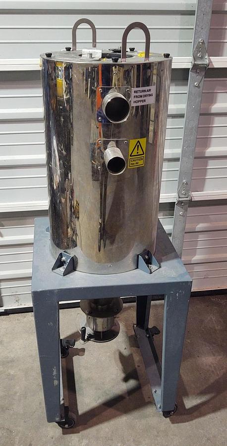 Used 🔥PPE Drying Hopper with Cart Plastic Process Equipment #1