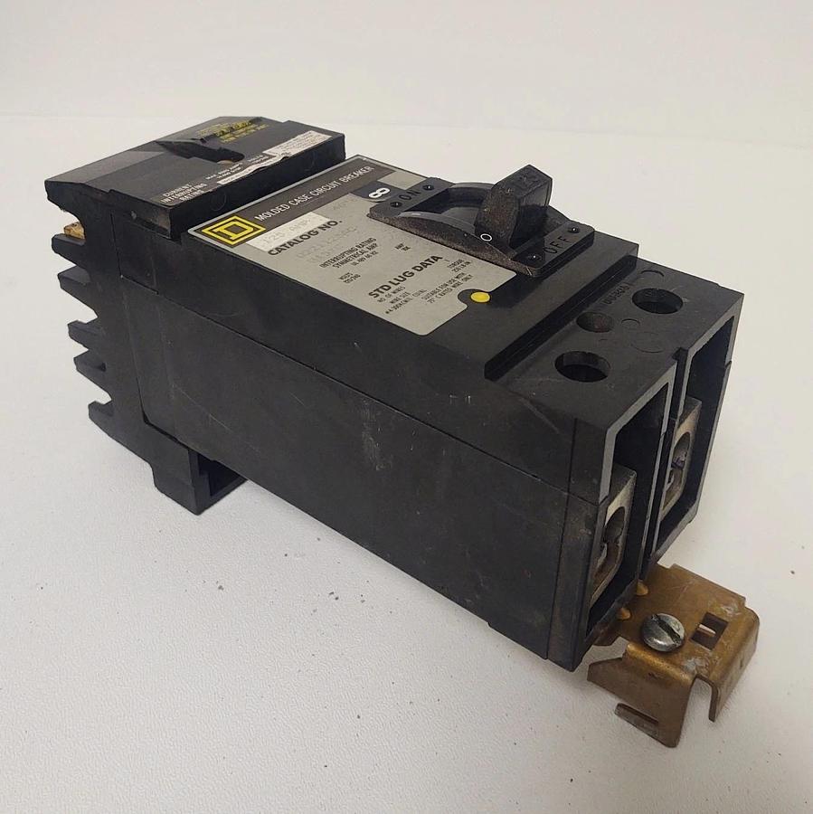 Used 🔥SQUARE D Q221125AC I Line Circuit Breaker 125 Amp 120/240 volt 2 pole