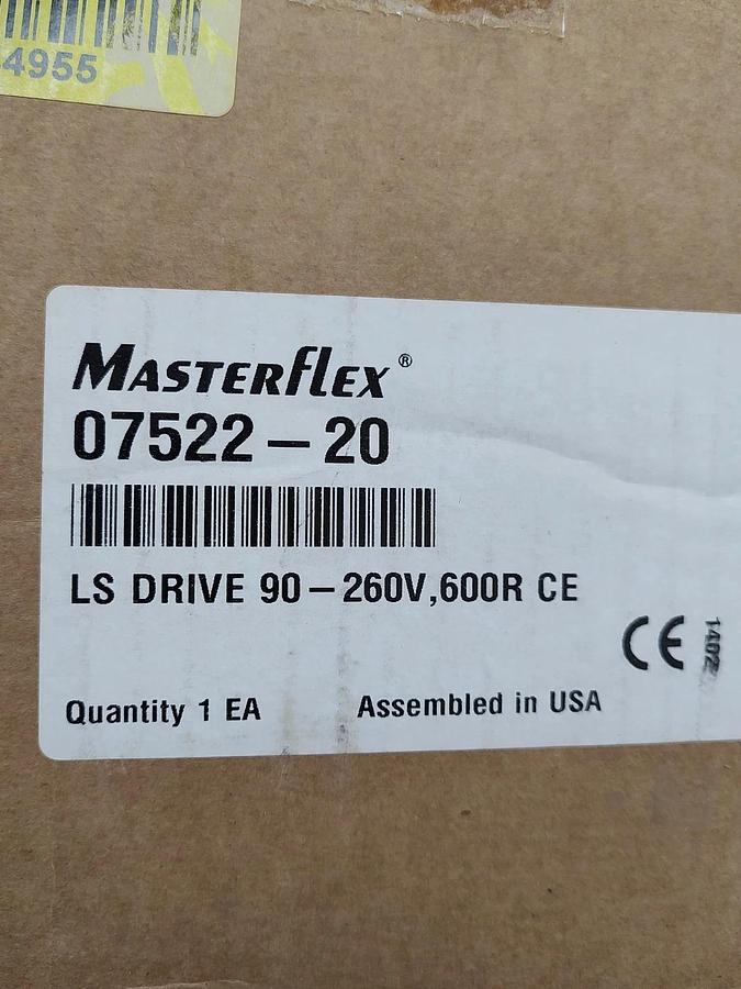 🔥NEW - Masterflex L/S Digital Drive 7522-20 .1-600 RPM Pump Drive