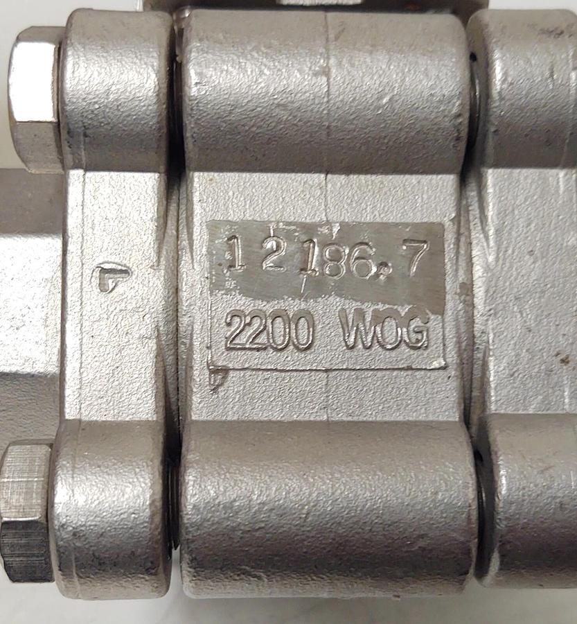 🔥 NEW OLD STOCK 3/4" FP SS Stainless Steel Socket Weld Ball Valve #2200 PSI WOG