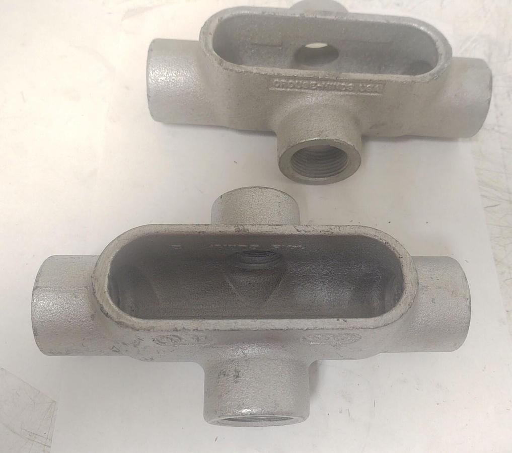 🔥(2 PCS NEW) Eaton Crouse-Hinds X37/ X 37 1" Cross
