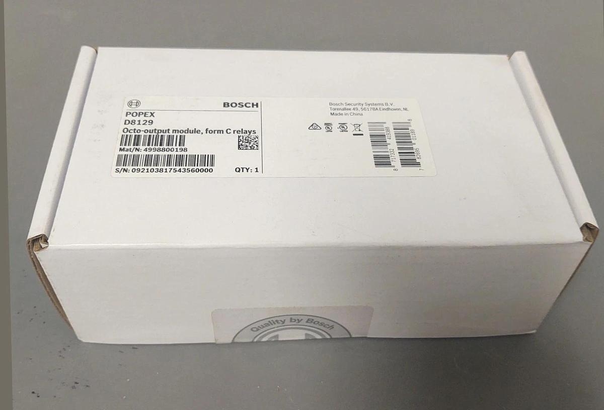 🔥(NEW SEALED) BOSCH POPEX D8129 OCTO OUTPUT MODULE FORM C RELAYS