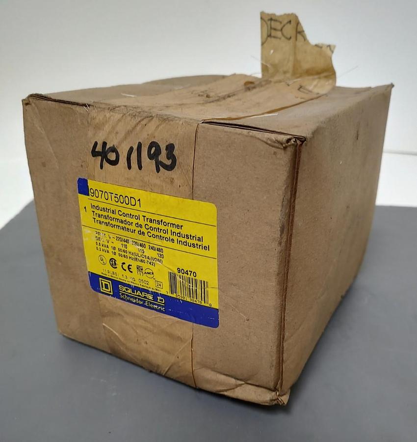 🔥NOS Square D 9070T500D1 Industrial Control Transformer